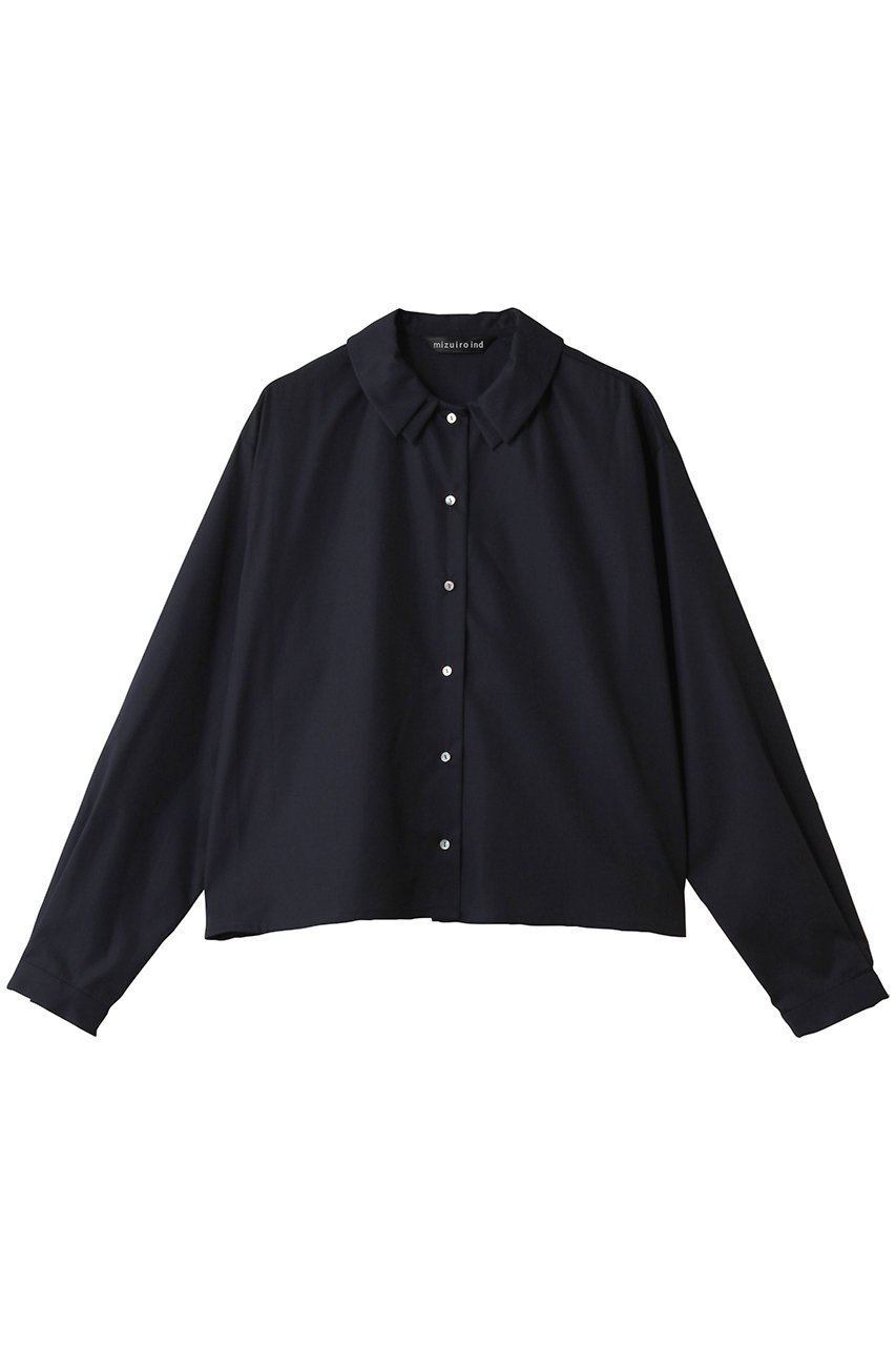 【ミズイロ インド/mizuiro ind】のdouble collars shirt シャツ インテリア・キッズ・メンズ・レディースファッション・服の通販 founy(ファニー) 　ファッション　Fashion　レディースファッション　Fashion for Women　トップス・カットソー　Cut & Sew Tops　シャツ・ブラウス・オフィスカジュアル　Elegant Blouses & Button-Ups　2025年　2025　2025-2026秋冬・A/W　Autumn/Winter 2025–26 AW25–26　スリーブ　Sleeve, Long Sleeve / Short Sleeve　ダブル　Double, Double-Breasted　バランス　Balance, Style Balance　パーティ　Party, Party Style　マニッシュ　Mannish, Boyish　ロング　Long, Long-Length　A/W・秋冬　Autumn/Winter　navy|ID: prp329100004628585 ipo3291000000033274782