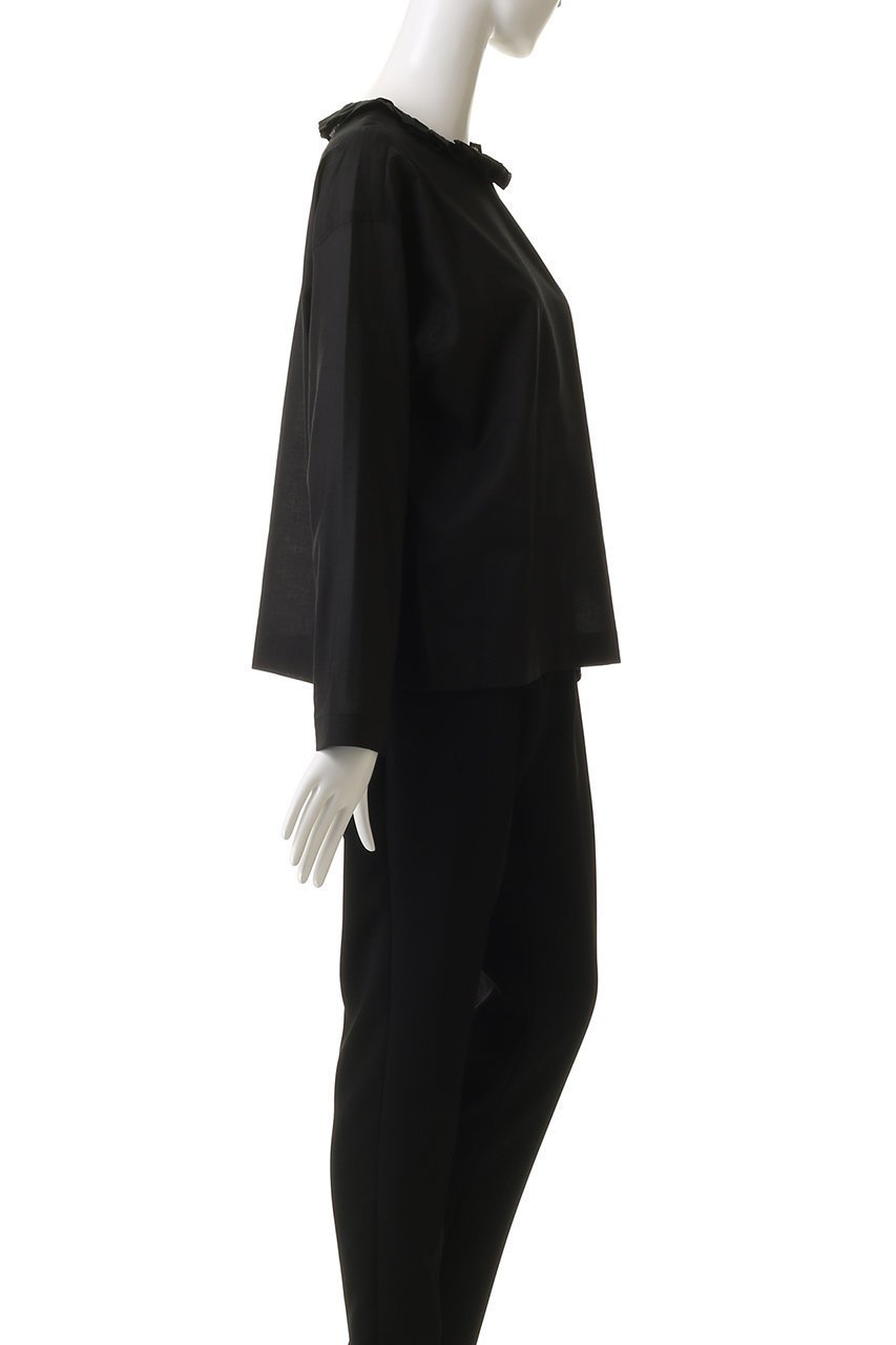 【ミズイロ インド/mizuiro ind】のフリルカラープルオーバーシャツ 人気、トレンドファッション・服の通販 founy(ファニー) 　ファッション　Fashion　レディースファッション　Fashion for Women　トップス・カットソー　Cut & Sew Tops　シャツ・ブラウス・オフィスカジュアル　Elegant Blouses & Button-Ups　カジュアルプルオーバー・ニットトップス　Pullovers & Knit Tops / Casual Pullovers　おすすめ　Recommended / Our Picks　スリーブ　Sleeve, Long Sleeve / Short Sleeve　バランス　Balance, Style Balance　フェミニン　Feminine, Girly　フリル　Frill, Ruffle　フレア　Flare, Flared　ロング　Long, Long-Length　ワイド　Wide, Wide Fit　other-3|ID: prp329100004628586 ipo3291000000035688033