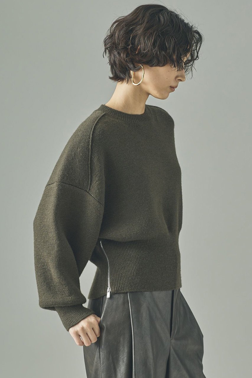 【カレンソロジー/Curensology】の〈C.S.G〉ウールジップニットプルオーバー 人気、トレンドファッション・服の通販 founy(ファニー) 　ファッション　Fashion　レディースファッション　Fashion for Women　トップス・カットソー　Cut & Sew Tops　ニット　Knit Tops & Sweaters　カジュアルプルオーバー・ニットトップス　Pullovers & Knit Tops / Casual Pullovers　2025年　2025　2025-2026秋冬・A/W　Autumn/Winter 2025–26 AW25–26　おすすめ　Recommended / Our Picks　イタリア　Italy　インナー　Innerwear　サイドジップ　Side Zip, Side Zipper　フィット　Fit, Slim Fit　マニッシュ　Mannish, Boyish　ロング　Long, Long-Length　A/W・秋冬　Autumn/Winter　other-3|ID: prp329100004628588 ipo3291000000033274811