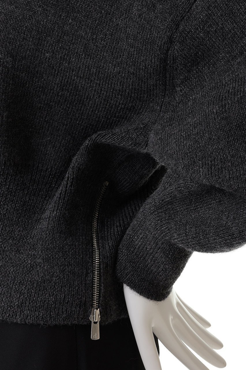 【カレンソロジー/Curensology】の〈C.S.G〉ウールジップニットプルオーバー 人気、トレンドファッション・服の通販 founy(ファニー) 　ファッション　Fashion　レディースファッション　Fashion for Women　トップス・カットソー　Cut & Sew Tops　ニット　Knit Tops & Sweaters　カジュアルプルオーバー・ニットトップス　Pullovers & Knit Tops / Casual Pullovers　おすすめ　Recommended / Our Picks　イタリア　Italy　インナー　Innerwear　サイドジップ　Side Zip, Side Zipper　フィット　Fit, Slim Fit　マニッシュ　Mannish, Boyish　ロング　Long, Long-Length　other-6|ID: prp329100004628588 ipo3291000000035598155