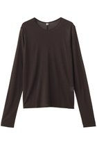 【ハー/HER.】のシアーカットソー 人気、トレンドファッション・服の通販 founy(ファニー) ファッション Fashion レディースファッション Fashion for Women トップス・カットソー Cut & Sew Tops シャツ・ブラウス・オフィスカジュアル Elegant Blouses & Button-Ups ロングTシャツ・Tシャツ Longline T-Shirts & Tees カットソー・ベーシックTシャツ Cut-and-Sewn Tops / Stretch Tees & Basics カットソー Cut and Sewn Top シアー Sheer, See-Through スリーブ Sleeve, Long Sleeve / Short Sleeve ロング Long, Long-Length thumbnail ダークブラウン|ID: prp329100004629328 ipo3291000000036027649