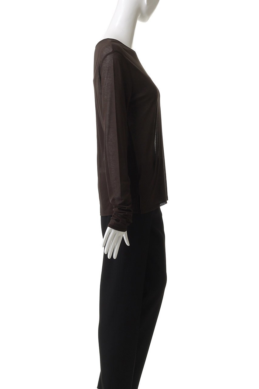 【ハー/HER.】のシアーカットソー 人気、トレンドファッション・服の通販 founy(ファニー) 　ファッション　Fashion　レディースファッション　Fashion for Women　トップス・カットソー　Cut & Sew Tops　シャツ・ブラウス・オフィスカジュアル　Elegant Blouses & Button-Ups　ロングTシャツ・Tシャツ　Longline T-Shirts & Tees　カットソー・ベーシックTシャツ　Cut-and-Sewn Tops / Stretch Tees & Basics　カットソー　Cut and Sewn Top　シアー　Sheer, See-Through　スリーブ　Sleeve, Long Sleeve / Short Sleeve　ロング　Long, Long-Length　other-3|ID: prp329100004629328 ipo3291000000036027651