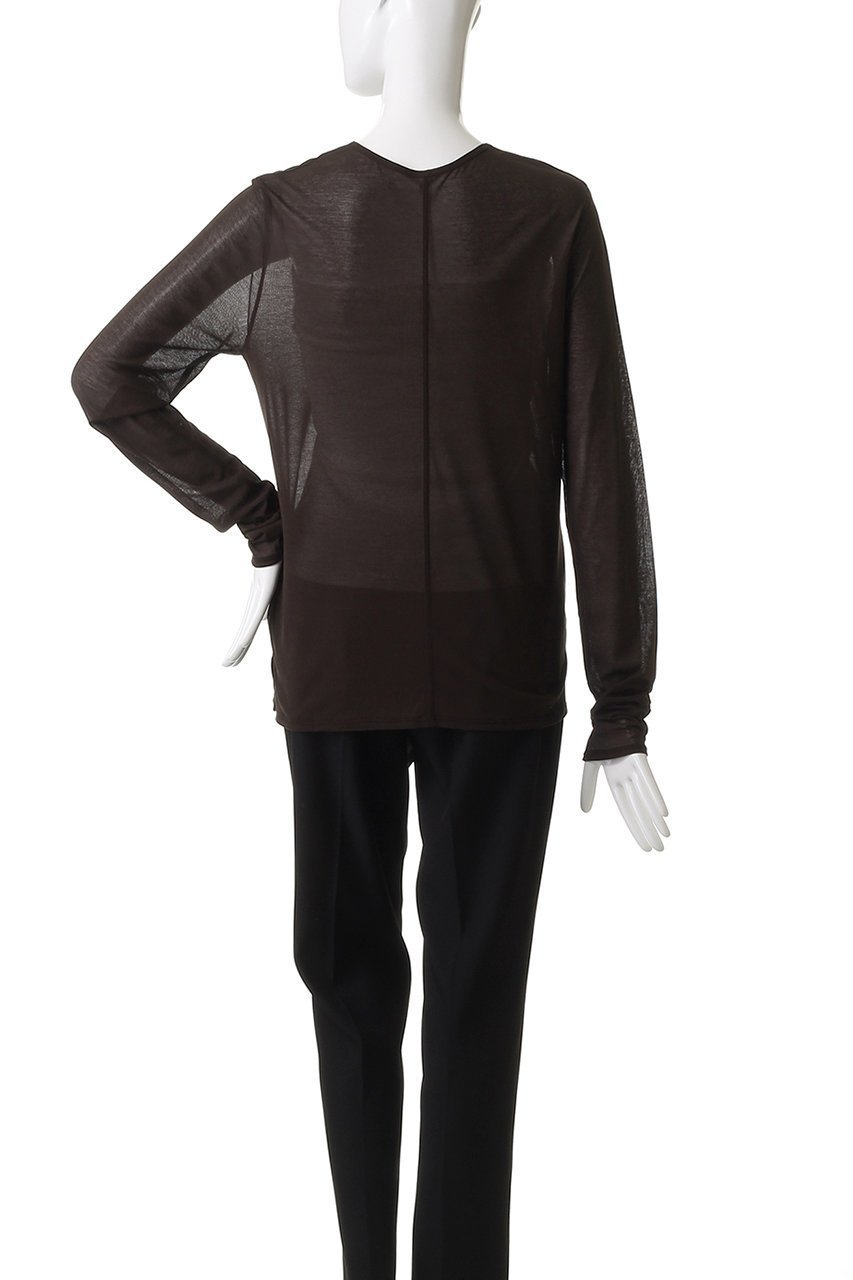 【ハー/HER.】のシアーカットソー 人気、トレンドファッション・服の通販 founy(ファニー) 　ファッション　Fashion　レディースファッション　Fashion for Women　トップス・カットソー　Cut & Sew Tops　シャツ・ブラウス・オフィスカジュアル　Elegant Blouses & Button-Ups　ロングTシャツ・Tシャツ　Longline T-Shirts & Tees　カットソー・ベーシックTシャツ　Cut-and-Sewn Tops / Stretch Tees & Basics　カットソー　Cut and Sewn Top　シアー　Sheer, See-Through　スリーブ　Sleeve, Long Sleeve / Short Sleeve　ロング　Long, Long-Length　other-4|ID: prp329100004629328 ipo3291000000036027652