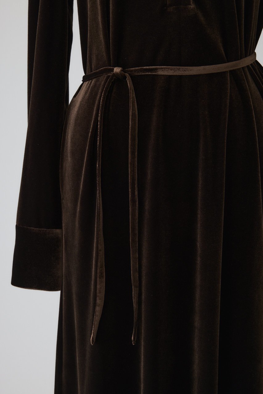 【リムアーク/RIM.ARK】のVelour shirt dress/シャツドレス 人気、トレンドファッション・服の通販 founy(ファニー) 　ファッション　Fashion　レディースファッション　Fashion for Women　ワンピース　Dresses　フォーマル・パーティードレス・結婚式用ドレス　Elegant & Casual Dresses　チュニック　Tunic Tops & Dresses　ストレッチ　Stretch, Stretchy Fabric　チュニック　Tunic, Long Top　ドレス　Dress, One-Piece　ドレープ　Drape, Draping Fabric　ベロア　Velour, Soft Velvet　ロング　Long, Long-Length　エレガント 上品　Elegant　新作・新入荷　New Arrivals / New In　other-6|ID: prp329100004629330 ipo3291000000033285288