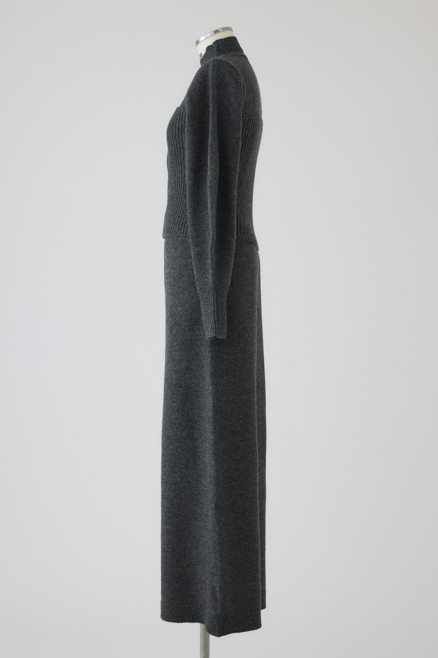 【リムアーク/RIM.ARK】のSetting knit dress/ニットドレス 人気、トレンドファッション・服の通販 founy(ファニー) 　ファッション　Fashion　レディースファッション　Fashion for Women　ワンピース　Dresses　フォーマル・パーティードレス・結婚式用ドレス　Elegant & Casual Dresses　チュニック　Tunic Tops & Dresses　チュニック　Tunic, Long Top　ドレス　Dress, One-Piece　ビスチェ　Bustier, Corset Top　フィット　Fit, Slim Fit　ロング　Long, Long-Length　冬　Winter / This Winter　新作・新入荷　New Arrivals / New In　other-3|ID: prp329100004629331 ipo3291000000033285295