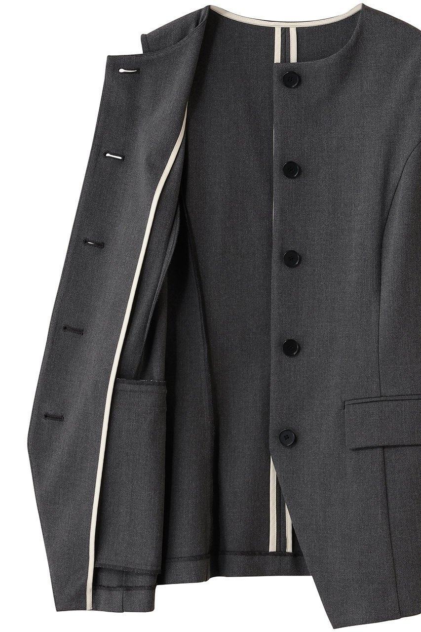 【アンクレイヴ/uncrave】のTRツイル ジレブラウス 人気、トレンドファッション・服の通販 founy(ファニー) 　ファッション　Fashion　レディースファッション　Fashion for Women　アウター　Coat / Outerwear Collection　トップス・カットソー　Cut & Sew Tops　キャミソール&ノースリーブ　Camisoles & Sleeveless Tops　シャツ・ブラウス・オフィスカジュアル　Elegant Blouses & Button-Ups　ベスト&ジレ / 重ね着スタイル　Vests & Gilets　ジャケット　Jacket, Outerwear　ツイル　Twist, Twisted Detail　ノースリーブ　Sleeveless, No-Sleeve　パイピング　Piping, Trim Design　フロント　Front, Front Design　other-7|ID: prp329100004629332 ipo3291000000033498521