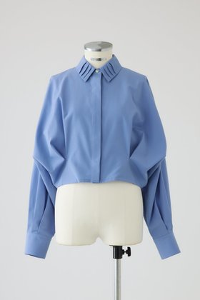 【リムアーク/RIM.ARK】 Constructive T/C SH/シャツ人気、トレンドファッション・服の通販 founy(ファニー) ファッション Fashion レディースファッション Fashion for Women トップス・カットソー Cut & Sew Tops シャツ・ブラウス・オフィスカジュアル Elegant Blouses & Button-Ups スリーブ Sleeve, Long Sleeve / Short Sleeve バランス Balance, Style Balance フォルム Silhouette, Form プリーツ Pleats, Pleated ロング Long, Long-Length 新作・新入荷 New Arrivals / New In |ID:prp329100004629334