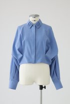 【リムアーク/RIM.ARK】のConstructive T/C SH/シャツ 人気、トレンドファッション・服の通販 founy(ファニー) ファッション Fashion レディースファッション Fashion for Women トップス・カットソー Cut & Sew Tops シャツ・ブラウス・オフィスカジュアル Elegant Blouses & Button-Ups スリーブ Sleeve, Long Sleeve / Short Sleeve バランス Balance, Style Balance フォルム Silhouette, Form プリーツ Pleats, Pleated ロング Long, Long-Length 新作・新入荷 New Arrivals / New In thumbnail ブルー|ID: prp329100004629334 ipo3291000000033285319