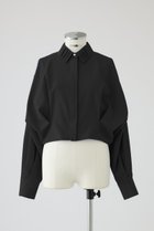 【リムアーク/RIM.ARK】のConstructive T/C SH/シャツ 人気、トレンドファッション・服の通販 founy(ファニー) ファッション Fashion レディースファッション Fashion for Women トップス・カットソー Cut & Sew Tops シャツ・ブラウス・オフィスカジュアル Elegant Blouses & Button-Ups スリーブ Sleeve, Long Sleeve / Short Sleeve バランス Balance, Style Balance フォルム Silhouette, Form プリーツ Pleats, Pleated ロング Long, Long-Length 新作・新入荷 New Arrivals / New In thumbnail ブラック|ID: prp329100004629334 ipo3291000000033285320