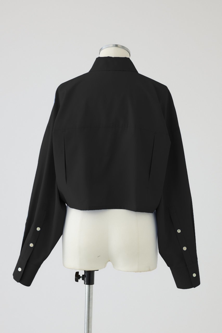 【リムアーク/RIM.ARK】のConstructive T/C SH/シャツ 人気、トレンドファッション・服の通販 founy(ファニー) 　ファッション　Fashion　レディースファッション　Fashion for Women　トップス・カットソー　Cut & Sew Tops　シャツ・ブラウス・オフィスカジュアル　Elegant Blouses & Button-Ups　スリーブ　Sleeve, Long Sleeve / Short Sleeve　バランス　Balance, Style Balance　フォルム　Silhouette, Form　プリーツ　Pleats, Pleated　ロング　Long, Long-Length　新作・新入荷　New Arrivals / New In　other-4|ID: prp329100004629334 ipo3291000000033285323