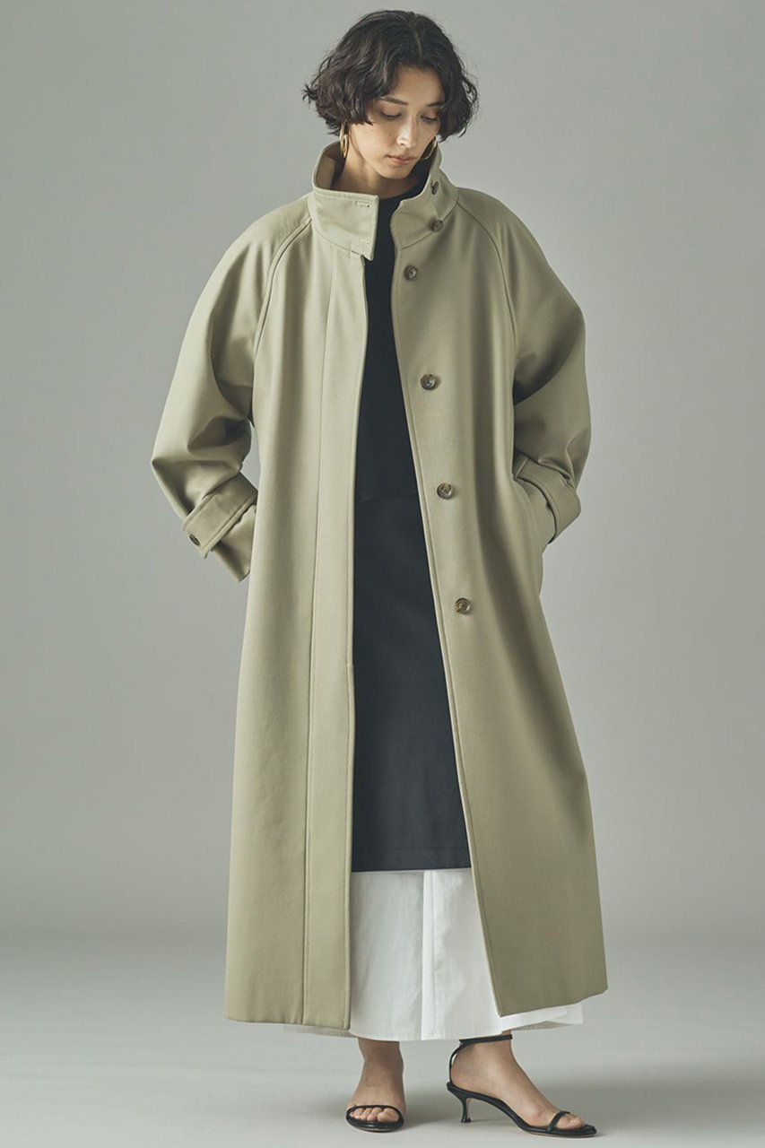 【カレンソロジー/Curensology】のウールパディングコート インテリア・キッズ・メンズ・レディースファッション・服の通販 founy(ファニー) 　ファッション　Fashion　レディースファッション　Fashion for Women　アウター　Coat / Outerwear Collection　コート・ロングコート・ピーコート　Long Coats, Peacoats & More　2025年　2025　2025-2026秋冬・A/W　Autumn/Winter 2025–26 AW25–26　クラシック　Classic, Timeless Style　ボンディング　Bonding, Bonded Fabric　モダン　Modern, Contemporary　ロング　Long, Long-Length　A/W・秋冬　Autumn/Winter　ベージュ|ID: prp329100004629335 ipo3291000000033285325