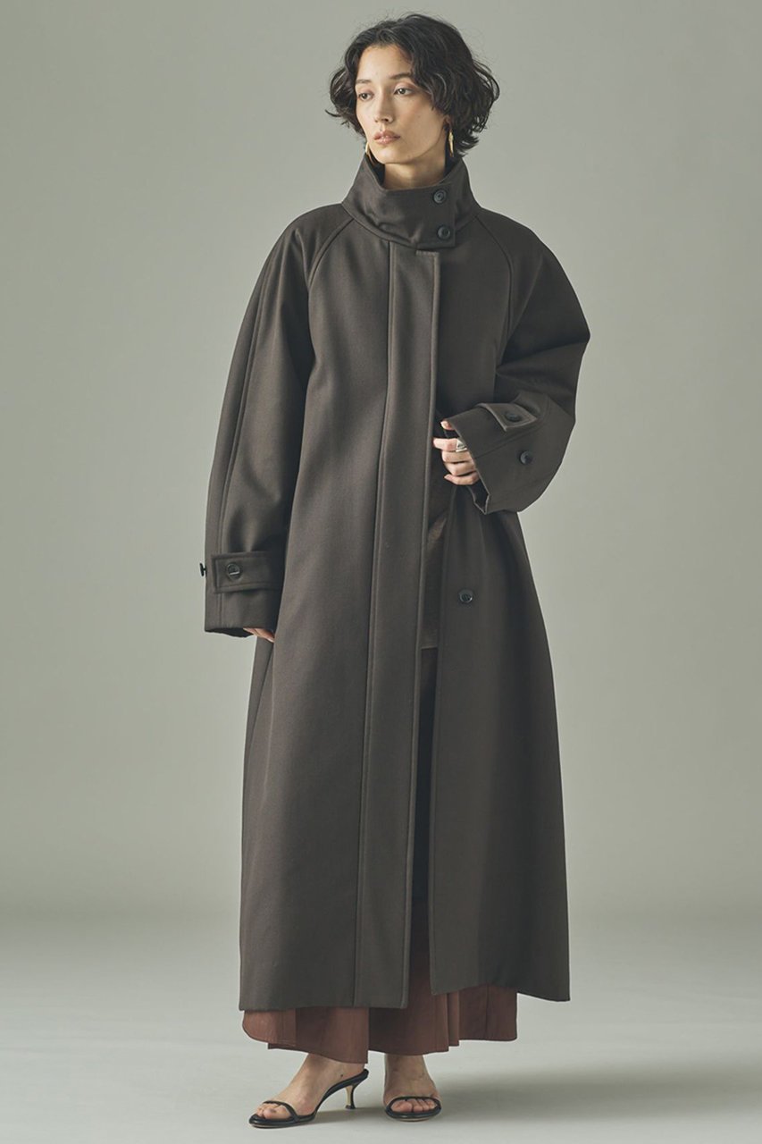 【カレンソロジー/Curensology】のウールパディングコート 人気、トレンドファッション・服の通販 founy(ファニー) 　ファッション　Fashion　レディースファッション　Fashion for Women　アウター　Coat / Outerwear Collection　コート・ロングコート・ピーコート　Long Coats, Peacoats & More　2025年　2025　2025-2026秋冬・A/W　Autumn/Winter 2025–26 AW25–26　クラシック　Classic, Timeless Style　ボンディング　Bonding, Bonded Fabric　モダン　Modern, Contemporary　ロング　Long, Long-Length　A/W・秋冬　Autumn/Winter　other-3|ID: prp329100004629335 ipo3291000000033285328