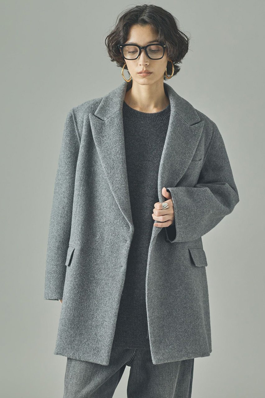 【カレンソロジー/Curensology】のウールボンディングジャケット インテリア・キッズ・メンズ・レディースファッション・服の通販 founy(ファニー) 　ファッション　Fashion　レディースファッション　Fashion for Women　アウター　Coat / Outerwear Collection　レディースジャケット・軽アウター　Jackets　2025年　2025　2025-2026秋冬・A/W　Autumn/Winter 2025–26 AW25–26　おすすめ　Recommended / Our Picks　ショルダー　Shoulder, Shoulder Strap　ジャケット　Jacket, Outerwear　ドロップ　Drop Shoulder, Dropped Style　フェミニン　Feminine, Girly　ボンディング　Bonding, Bonded Fabric　モダン　Modern, Contemporary　A/W・秋冬　Autumn/Winter　グレー|ID: prp329100004629337 ipo3291000000033285341