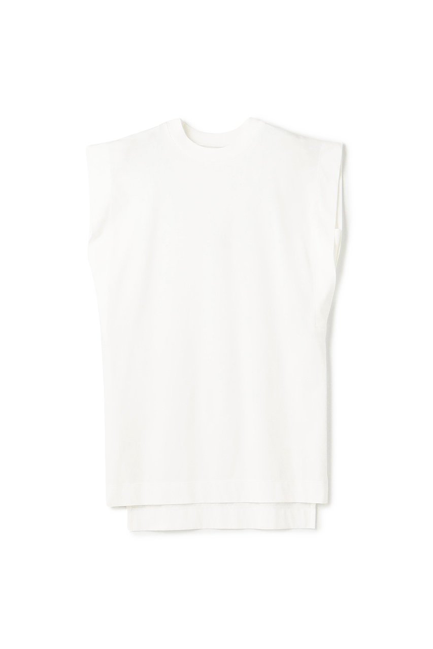 【アンクレイヴ/uncrave】の【8/6 12:00販売開始】プレミアムジャージー ノースリーブトップス インテリア・キッズ・メンズ・レディースファッション・服の通販 founy(ファニー) 　ファッション　Fashion　レディースファッション　Fashion for Women　トップス・カットソー　Cut & Sew Tops　ニット　Knit Tops & Sweaters　キャミソール&ノースリーブ　Camisoles & Sleeveless Tops　カジュアルプルオーバー・ニットトップス　Pullovers & Knit Tops / Casual Pullovers　インド　Indian Textile　シルケット　Silket, Silky Cotton　スリット　Slit, Slit Detail　プレミアム　Premium, High-End　ベーシック　Basic, Essential　新作・新入荷　New Arrivals / New In　ホワイト|ID: prp329100004629341 ipo3291000000033285373