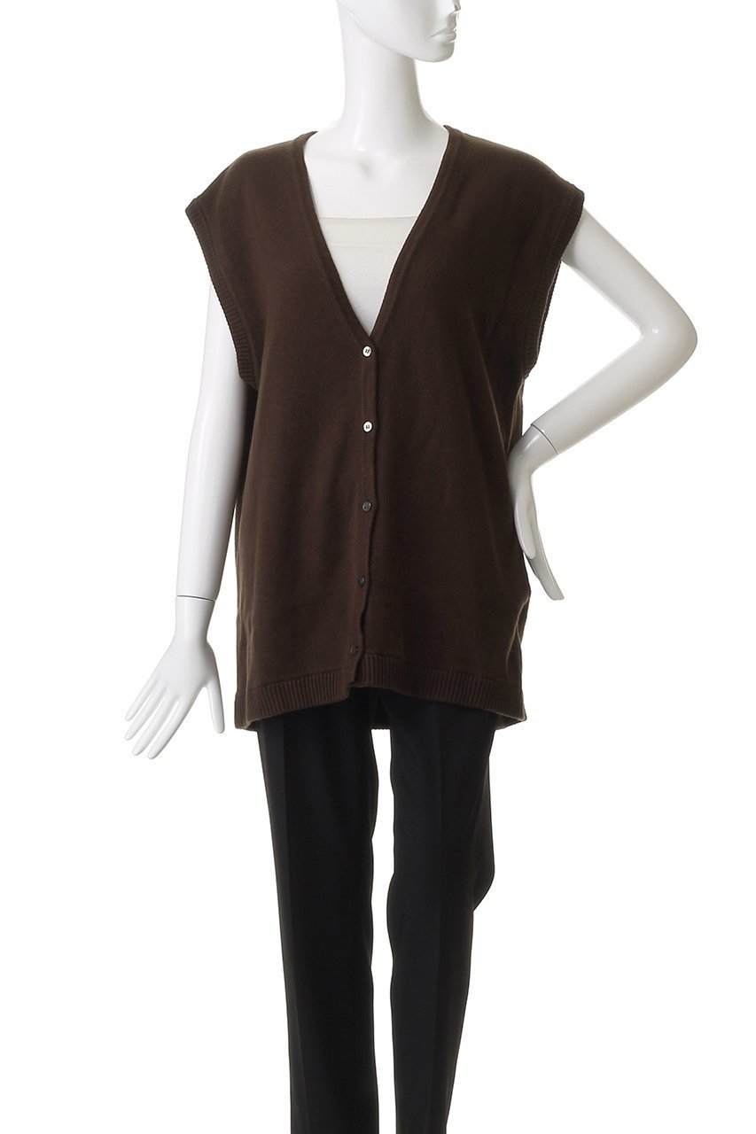 【ハー/HER.】のコットンウールニットベスト 人気、トレンドファッション・服の通販 founy(ファニー) 　ファッション　Fashion　レディースファッション　Fashion for Women　トップス・カットソー　Cut & Sew Tops　ニット　Knit Tops & Sweaters　ベスト&ジレ / 重ね着スタイル　Vests & Gilets　カジュアルプルオーバー・ニットトップス　Pullovers & Knit Tops / Casual Pullovers　インナー　Innerwear　ベスト　Vest, Waistcoat　夏　Summer　秋　Autumn　other-4|ID: prp329100004629343 ipo3291000000033314038