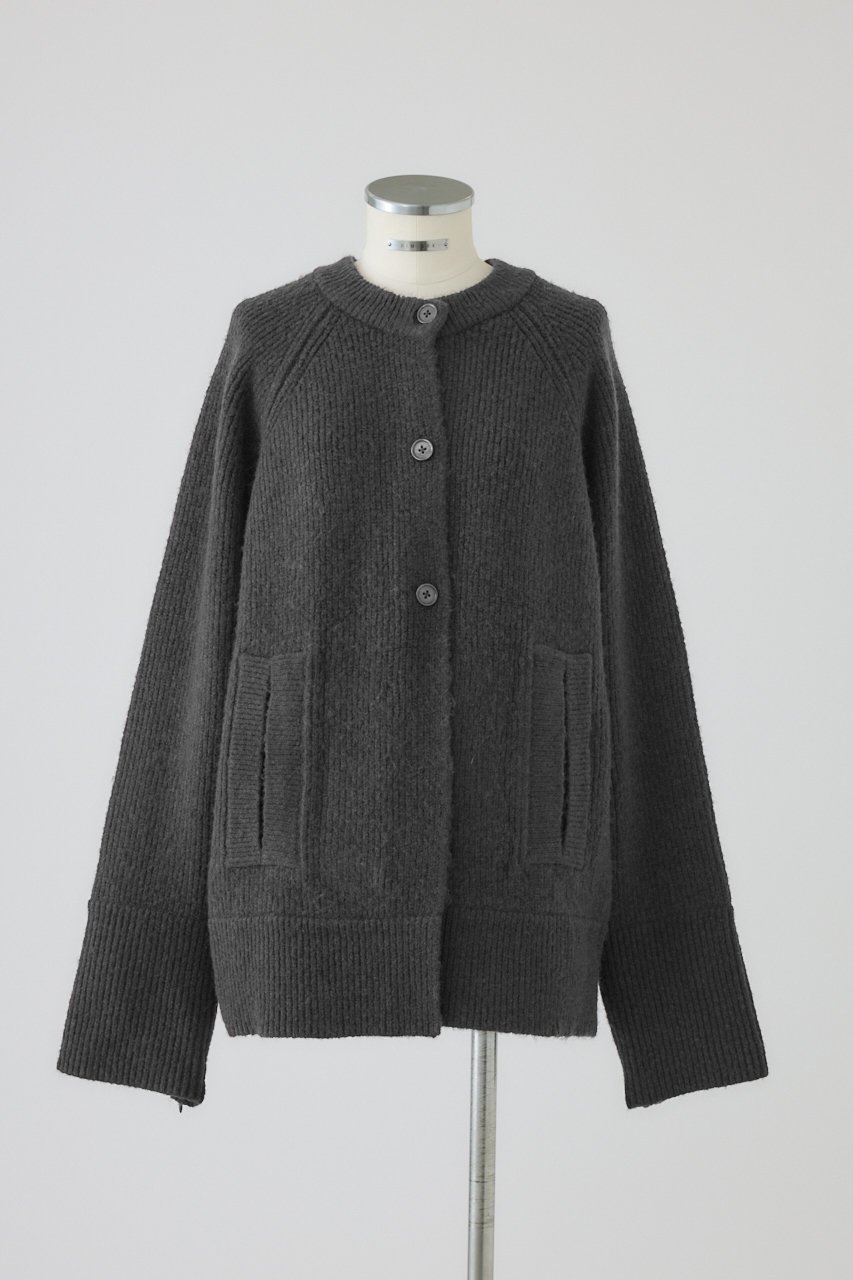 【リムアーク/RIM.ARK】のPoncho like raglan knit C/D/ニットカーディガン インテリア・キッズ・メンズ・レディースファッション・服の通販 founy(ファニー) 　ファッション　Fashion　レディースファッション　Fashion for Women　トップス・カットソー　Cut & Sew Tops　ニット　Knit Tops & Sweaters　カーディガン・羽織り　Layered Style Cardigans　カーディガン　Cardigan, Knitwear　スリーブ　Sleeve, Long Sleeve / Short Sleeve　ポンチョ　Poncho, Cape Style　新作・新入荷　New Arrivals / New In　グレー|ID: prp329100004629344 ipo3291000000033285395