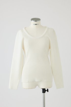 【リムアーク/RIM.ARK】 Decollete knit tops/ニット人気、トレンドファッション・服の通販 founy(ファニー) ファッション Fashion レディースファッション Fashion for Women トップス・カットソー Cut & Sew Tops ニット Knit Tops & Sweaters カジュアルプルオーバー・ニットトップス Pullovers & Knit Tops / Casual Pullovers デコルテ Décolleté, Neckline 新作・新入荷 New Arrivals / New In |ID:prp329100004629345
