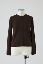 【リムアーク/RIM.ARK】のHook design silk blend knit/ニット 人気、トレンドファッション・服の通販 founy(ファニー) ファッション Fashion レディースファッション Fashion for Women トップス・カットソー Cut & Sew Tops ニット Knit Tops & Sweaters カジュアルプルオーバー・ニットトップス Pullovers & Knit Tops / Casual Pullovers アクセサリー Fashion Accessories シルク Silk, 100% Silk リラックス Relax, Relaxed Fit ロング Long, Long-Length エレガント 上品 Elegant 新作・新入荷 New Arrivals / New In thumbnail ブラウン|ID: prp329100004629346 ipo3291000000033285417