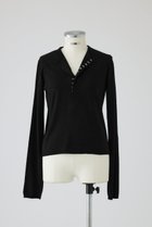【リムアーク/RIM.ARK】のHook design silk blend knit/ニット 人気、トレンドファッション・服の通販 founy(ファニー) ファッション Fashion レディースファッション Fashion for Women トップス・カットソー Cut & Sew Tops ニット Knit Tops & Sweaters カジュアルプルオーバー・ニットトップス Pullovers & Knit Tops / Casual Pullovers アクセサリー Fashion Accessories シルク Silk, 100% Silk リラックス Relax, Relaxed Fit ロング Long, Long-Length エレガント 上品 Elegant 新作・新入荷 New Arrivals / New In thumbnail ブラック|ID: prp329100004629346 ipo3291000000033285419