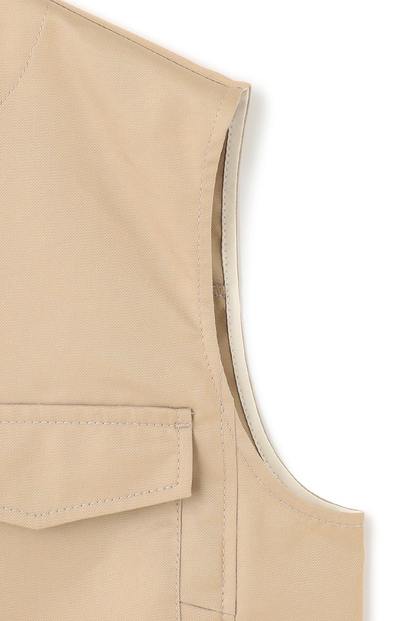 【アンクレイヴ/uncrave】の【8/6 12:00販売開始】チノギャバジン ジレブラウス 人気、トレンドファッション・服の通販 founy(ファニー) 　ファッション　Fashion　レディースファッション　Fashion for Women　アウター　Coat / Outerwear Collection　パンツ　Pants & Trousers　ジャケット　Jacket, Outerwear　セットアップ　Set-Up, Coordinated Outfit　デニム　Denim, Jeans Material　ノースリーブ　Sleeveless, No-Sleeve　バランス　Balance, Style Balance　フォルム　Silhouette, Form　フラップ　Flap, Flap Pocket　ベスト　Vest, Waistcoat　ポケット　Pocket, Pocket Detail　新作・新入荷　New Arrivals / New In　other-4|ID: prp329100004629347 ipo3291000000033285428
