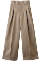 【アンクレイヴ/uncrave】のチノギャバジン ワイドトラウザー 人気、トレンドファッション・服の通販 founy(ファニー) ファッション Fashion レディースファッション Fashion for Women パンツ Pants & Trousers フロント Front, Front Design ベーシック Basic, Essential |ID:prp329100004629348