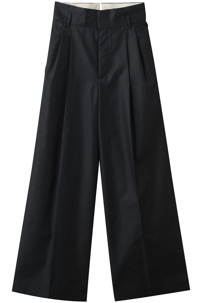 【アンクレイヴ/uncrave】のチノギャバジン ワイドトラウザー インテリア・キッズ・メンズ・レディースファッション・服の通販 founy(ファニー) ファッション Fashion レディースファッション Fashion for Women パンツ Pants & Trousers フロント Front, Front Design ベーシック Basic, Essential ネイビー系|ID: prp329100004629348 ipo3291000000036077710