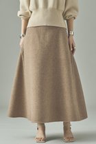 【カレンソロジー/Curensology】のウールボンディングスカート ベージュ|ID: prp329100004629359 ipo3291000000036132089