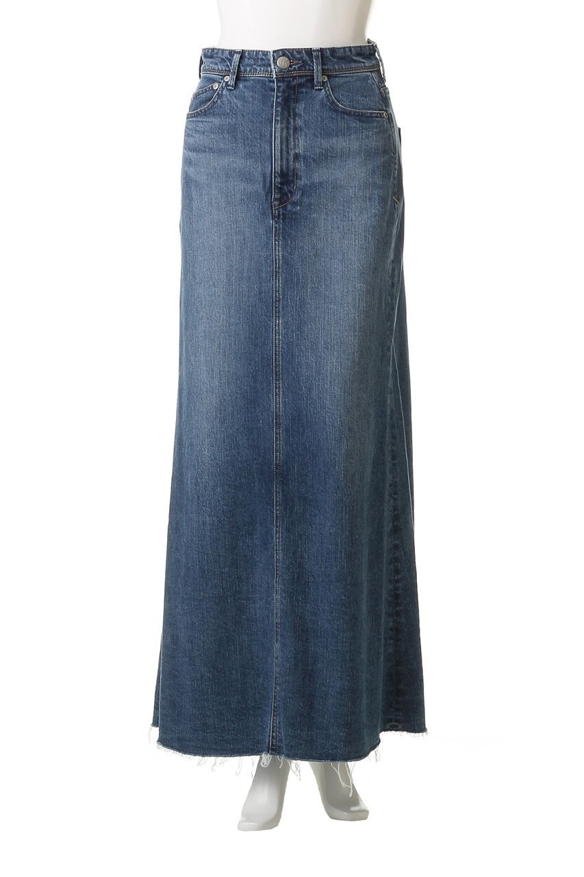 【ヤヌーク/YANUK】のマキシ Aライン スカート 人気、トレンドファッション・服の通販 founy(ファニー) 　ファッション　Fashion　レディースファッション　Fashion for Women　スカート　Skirts　Aライン・フレアスカート　A-Line & Flared Skirts　ロングスカート　Long Skirts / Maxi & Midi Skirts　カットオフ　Cut-Off Design　デニム　Denim, Jeans Material　フェミニン　Feminine, Girly　マキシ　Maxi, Full Length　ロング　Long, Long-Length　other-2|ID: prp329100004629360 ipo3291000000033285533