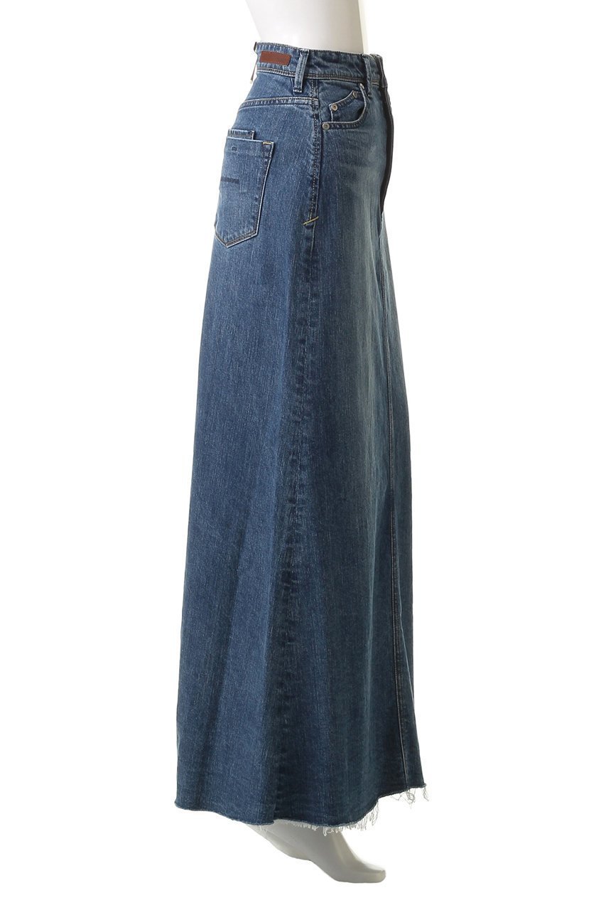 【ヤヌーク/YANUK】のマキシ Aライン スカート 人気、トレンドファッション・服の通販 founy(ファニー) 　ファッション　Fashion　レディースファッション　Fashion for Women　スカート　Skirts　Aライン・フレアスカート　A-Line & Flared Skirts　ロングスカート　Long Skirts / Maxi & Midi Skirts　カットオフ　Cut-Off Design　デニム　Denim, Jeans Material　フェミニン　Feminine, Girly　マキシ　Maxi, Full Length　ロング　Long, Long-Length　other-3|ID: prp329100004629360 ipo3291000000035477000