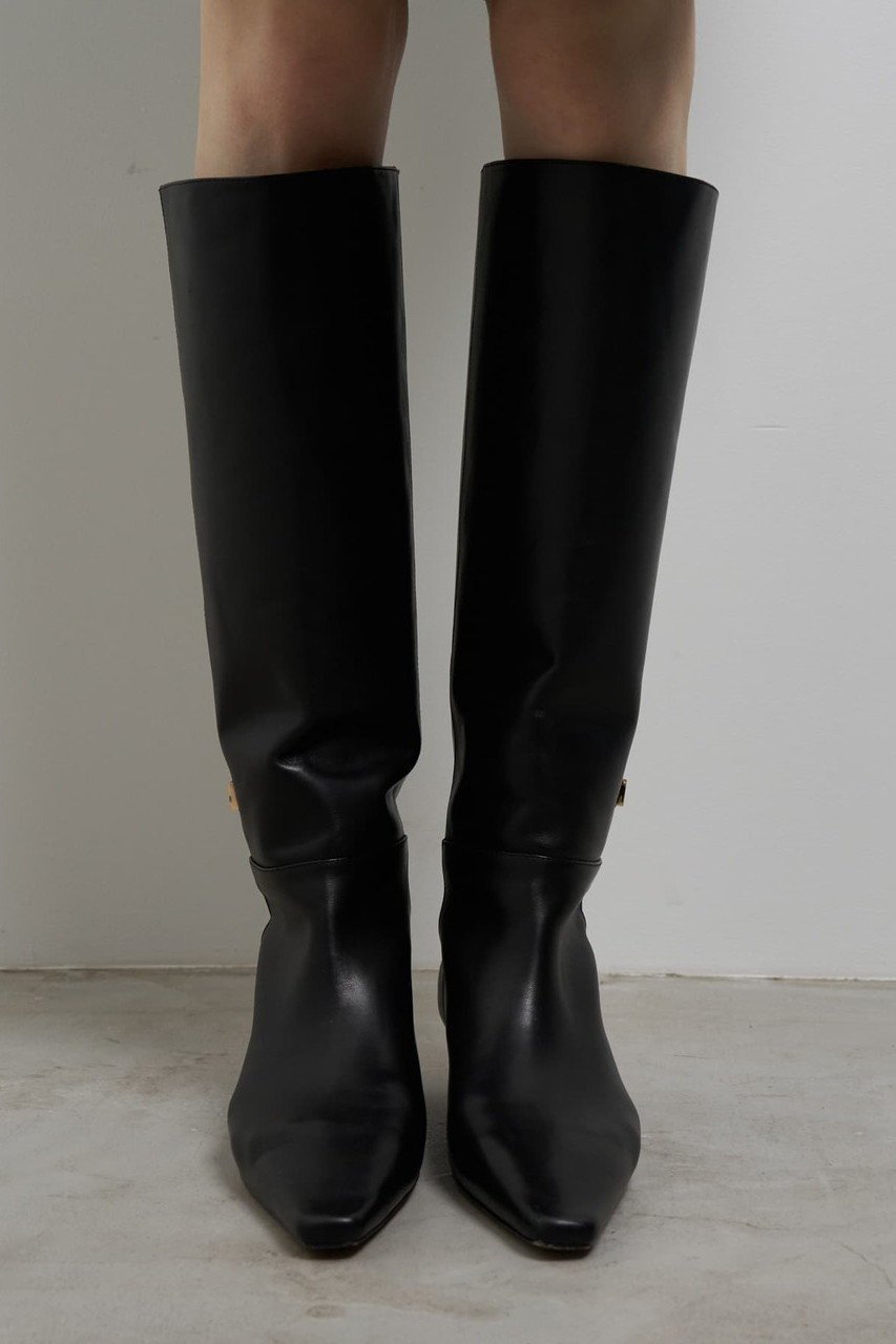 【ランバン オン ブルー/LANVIN en Bleu】のチャームレザーロングブーツ 人気、トレンドファッション・服の通販 founy(ファニー) 　ファッション　Fashion　レディースファッション　Fashion for Women　クラシカル　Classical, Vintage-Inspired　チャーム　Charm, Pendant　ロング　Long, Long-Length　再入荷　Restock / Back in Stock　other-7|ID: prp329100004630012 ipo3291000000035651365