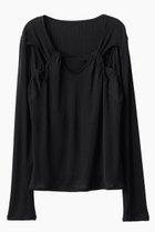 【ミューラル/MURRAL】のTwist トップス ブラック|ID: prp329100004630013 ipo3291000000035965389