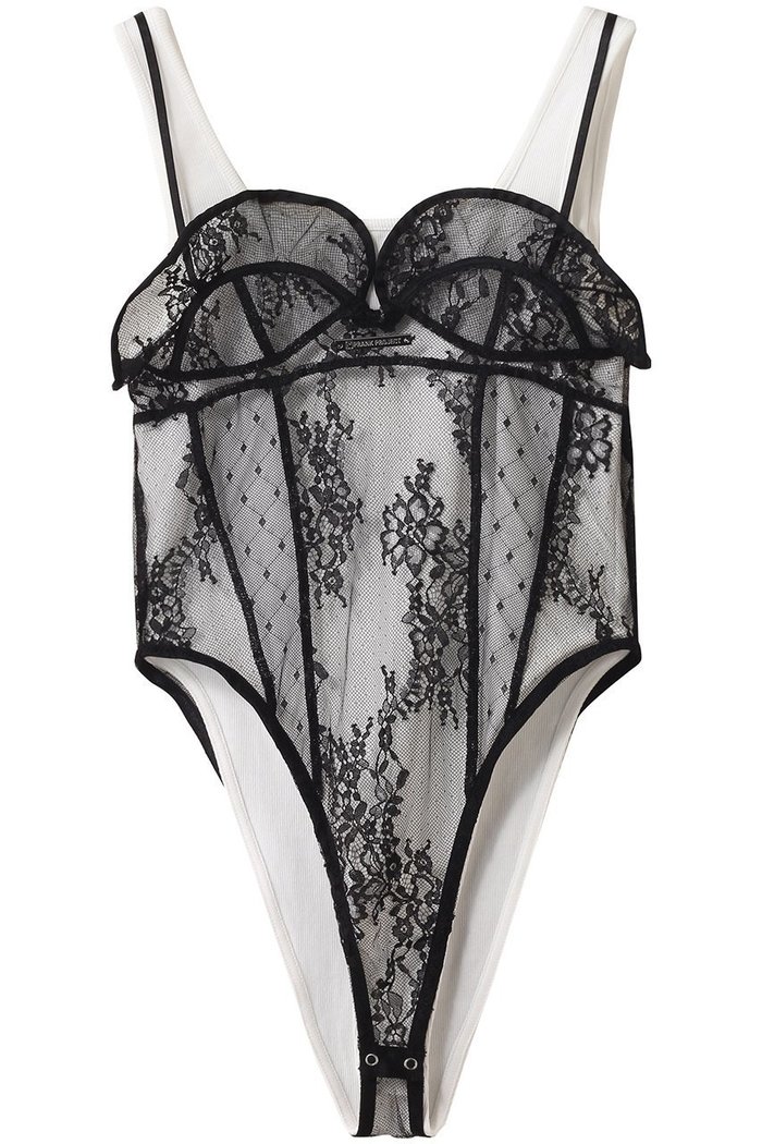 【プランク プロジェクト/PRANK PROJECT】のレースキャミボディスーツ インテリア・キッズ・メンズ・レディースファッション・服の通販 founy(ファニー) https://founy.com/ ファッション Fashion レディースファッション Fashion for Women トップス・カットソー Cut & Sew Tops キャミソール&ノースリーブ Camisoles & Sleeveless Tops シャツ・ブラウス・オフィスカジュアル Elegant Blouses & Button-Ups ロングTシャツ・Tシャツ Longline T-Shirts & Tees カットソー・ベーシックTシャツ Cut-and-Sewn Tops / Stretch Tees & Basics インナー Innerwear ウェーブ Wavy Pattern キャミソール Camisole, Spaghetti Strap Top シンプル Simple, Minimal ジャケット Jacket, Outerwear スーツ Suit, Formalwear タンク Tank Top, Sleeveless Top フリル Frill, Ruffle モチーフ Motif, Design Theme ランジェリー Lingerie, Intimate Wear ワイヤー Wire, Wired Bra |ID: prp329100004630014 ipo3291000000036225928