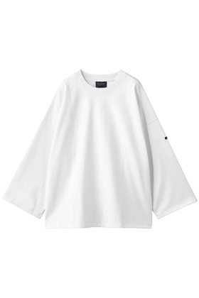 【エリオポール/heliopole】 【Le Minor】ラージコットンフレアスリーブカットソー人気、トレンドファッション・服の通販 founy(ファニー) ファッション Fashion レディースファッション Fashion for Women トップス・カットソー Cut & Sew Tops シャツ・ブラウス・オフィスカジュアル Elegant Blouses & Button-Ups ロングTシャツ・Tシャツ Longline T-Shirts & Tees カットソー・ベーシックTシャツ Cut-and-Sewn Tops / Stretch Tees & Basics 2025年 2025 2025-2026秋冬・A/W Autumn/Winter 2025–26 AW25–26 エレガント 上品 Elegant カットソー Cut and Sewn Top スリーブ Sleeve, Long Sleeve / Short Sleeve デニム Denim, Jeans Material トレンド Trend, Trending Now フレア Flare, Flared リラックス Relax, Relaxed Fit ロング Long, Long-Length ワイド Wide, Wide Fit A/W・秋冬 Autumn/Winter |ID:prp329100004630015