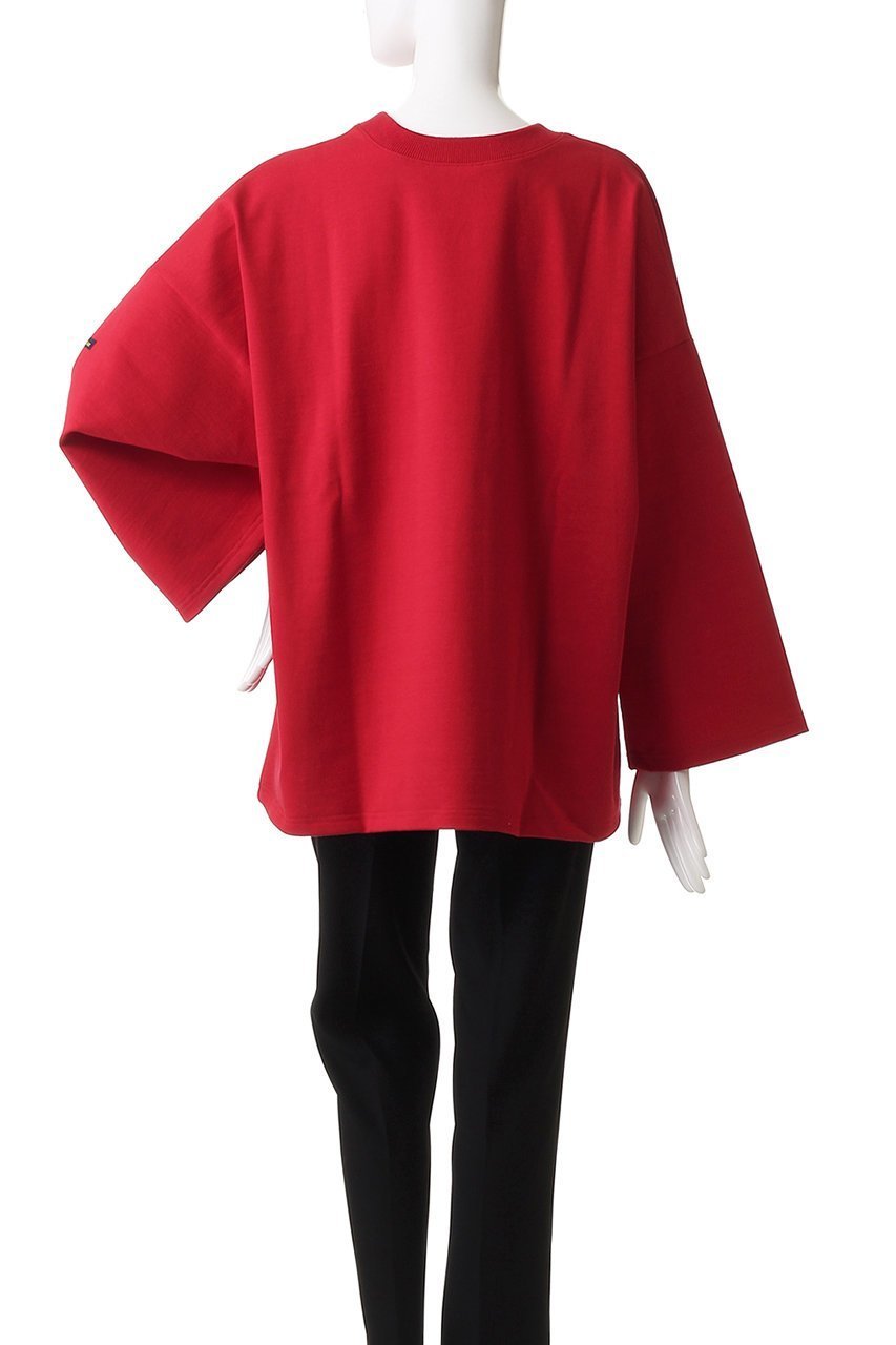 【エリオポール/heliopole】の【Le Minor】ラージコットンフレアスリーブカットソー 人気、トレンドファッション・服の通販 founy(ファニー) 　ファッション　Fashion　レディースファッション　Fashion for Women　トップス・カットソー　Cut & Sew Tops　シャツ・ブラウス・オフィスカジュアル　Elegant Blouses & Button-Ups　ロングTシャツ・Tシャツ　Longline T-Shirts & Tees　カットソー・ベーシックTシャツ　Cut-and-Sewn Tops / Stretch Tees & Basics　エレガント 上品　Elegant　カットソー　Cut and Sewn Top　スリーブ　Sleeve, Long Sleeve / Short Sleeve　デニム　Denim, Jeans Material　トレンド　Trend, Trending Now　フレア　Flare, Flared　リラックス　Relax, Relaxed Fit　ロング　Long, Long-Length　ワイド　Wide, Wide Fit　other-4|ID: prp329100004630015 ipo3291000000035433115