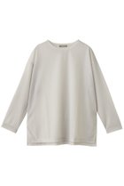 【エリオポール/heliopole】のシアーロングスリーブTシャツ ライトグレー|ID:prp329100004630017