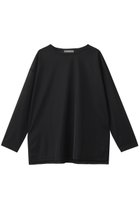 【エリオポール/heliopole】のシアーロングスリーブTシャツ ブラック|ID:prp329100004630017