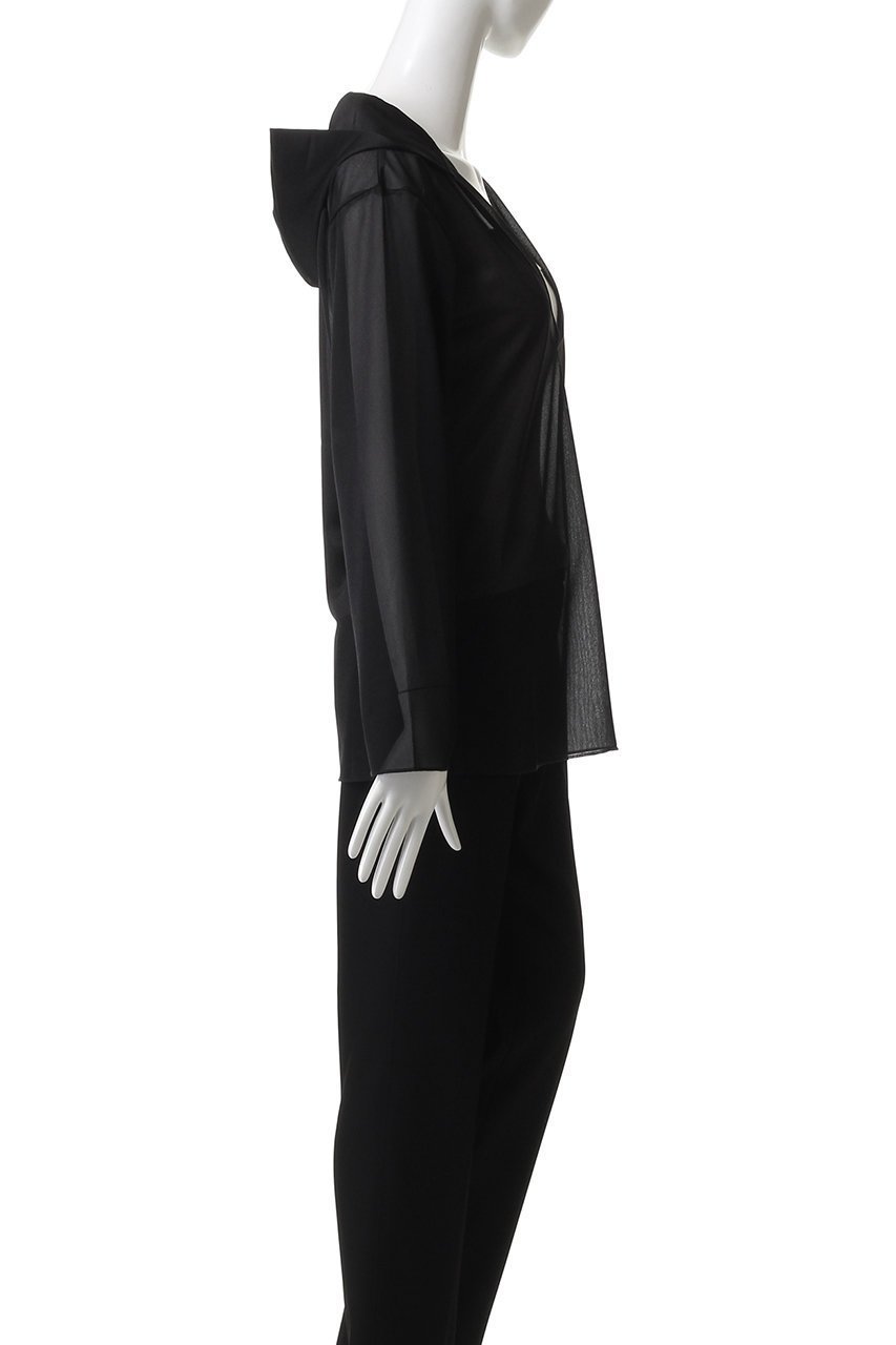 【エリオポール/heliopole】のシアーフーディープルオーバー 人気、トレンドファッション・服の通販 founy(ファニー) 　ファッション　Fashion　レディースファッション　Fashion for Women　トップス・カットソー　Cut & Sew Tops　シャツ・ブラウス・オフィスカジュアル　Elegant Blouses & Button-Ups　レディースパーカー・カジュアルフーディー　Casual Hoodies & Sweatshirts　ロングTシャツ・Tシャツ　Longline T-Shirts & Tees　カジュアルプルオーバー・ニットトップス　Pullovers & Knit Tops / Casual Pullovers　スウェット・クルーネックトップス　Sweatshirts & Crewnecks / Relaxed Fit Sweat Tops　カットソー・ベーシックTシャツ　Cut-and-Sewn Tops / Stretch Tees & Basics　2025年　2025　2025-2026秋冬・A/W　Autumn/Winter 2025–26 AW25–26　インナー　Innerwear　シアー　Sheer, See-Through　ベスト　Vest, Waistcoat　A/W・秋冬　Autumn/Winter　other-3|ID: prp329100004630018 ipo3291000000033298383