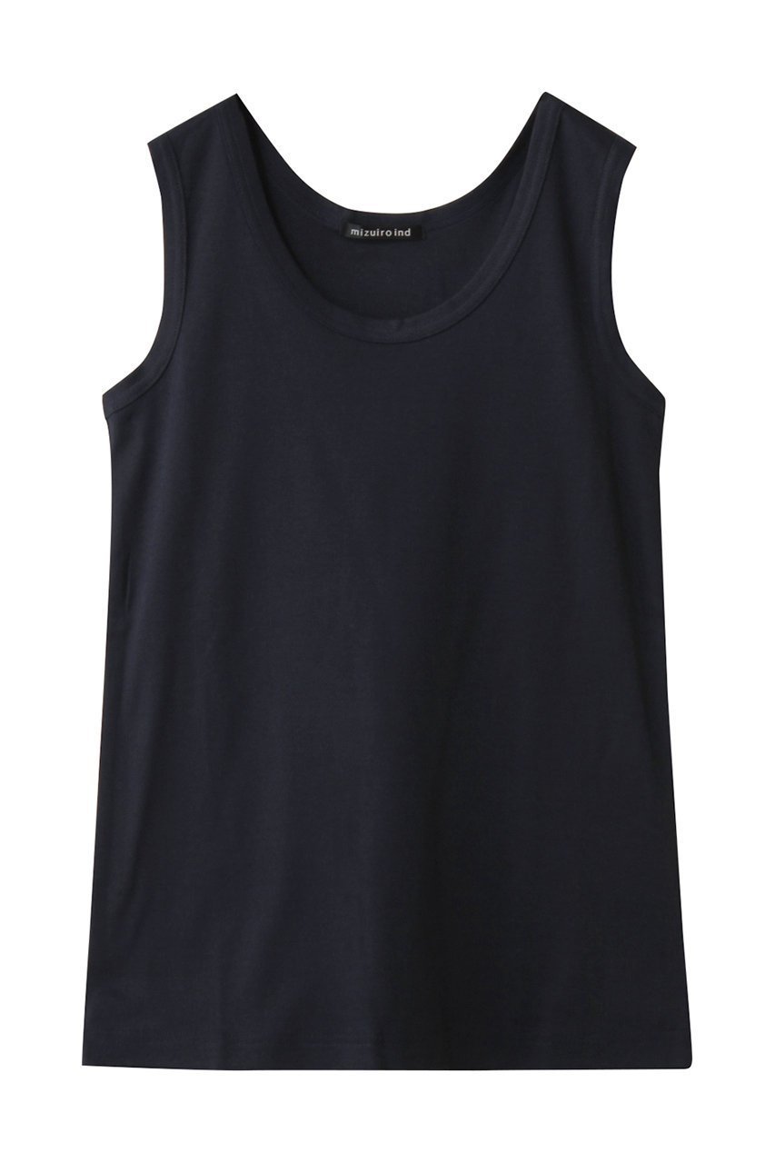 【ミズイロ インド/mizuiro ind】のbasic rib tanktop タンクトップ インテリア・キッズ・メンズ・レディースファッション・服の通販 founy(ファニー) 　ファッション　Fashion　レディースファッション　Fashion for Women　トップス・カットソー　Cut & Sew Tops　キャミソール&ノースリーブ　Camisoles & Sleeveless Tops　シャツ・ブラウス・オフィスカジュアル　Elegant Blouses & Button-Ups　ロングTシャツ・Tシャツ　Longline T-Shirts & Tees　カットソー・ベーシックTシャツ　Cut-and-Sewn Tops / Stretch Tees & Basics　キャミソール　Camisole, Spaghetti Strap Top　タンク　Tank Top, Sleeveless Top　バランス　Balance, Style Balance　フィット　Fit, Slim Fit　ベーシック　Basic, Essential　新作・新入荷　New Arrivals / New In　navy|ID: prp329100004630020 ipo3291000000033298394