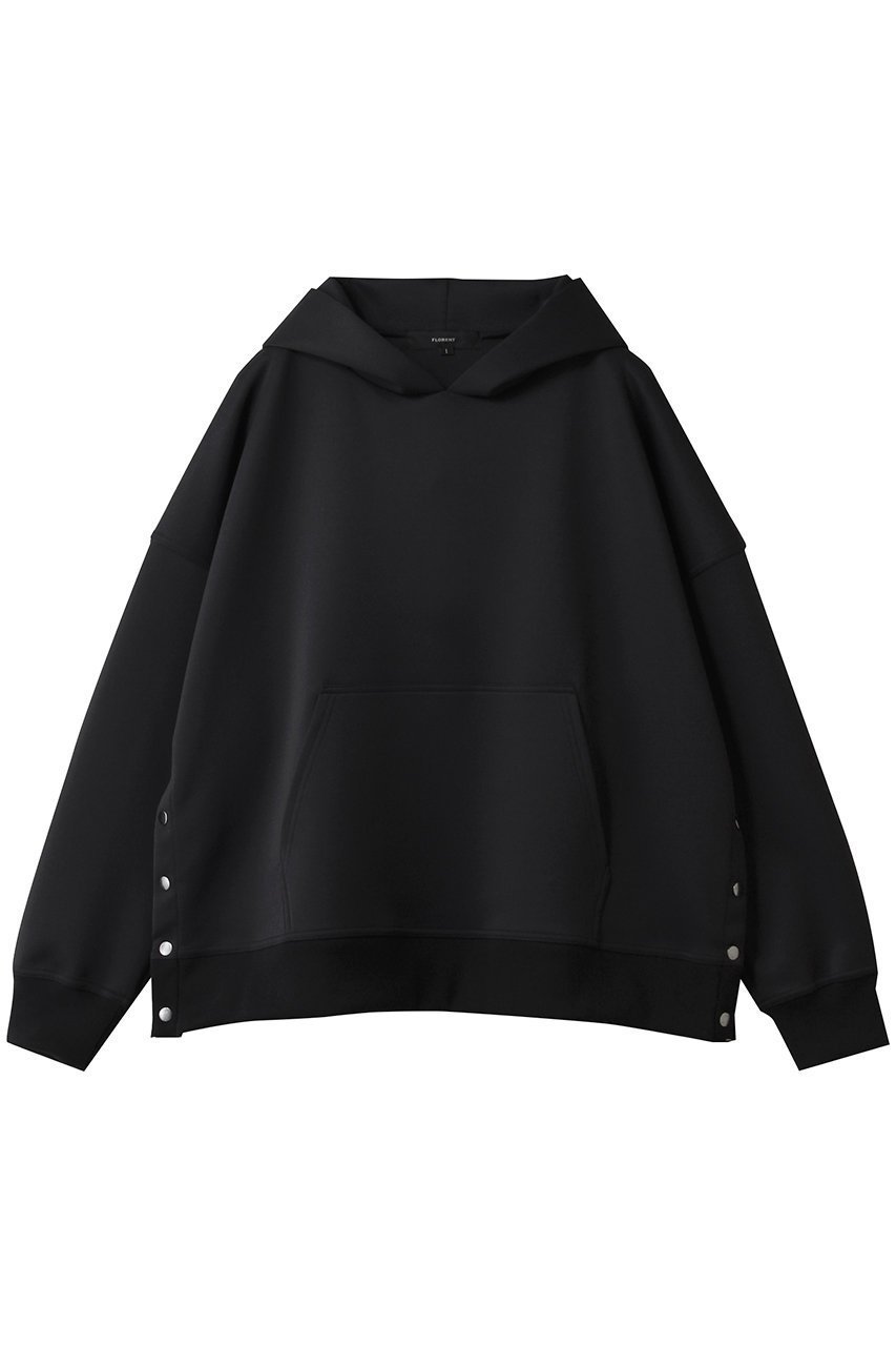 【フローレント/FLORENT】のストレッチ フーディー 人気、トレンドファッション・服の通販 founy(ファニー) 　ファッション　Fashion　レディースファッション　Fashion for Women　トップス・カットソー　Cut & Sew Tops　シャツ・ブラウス・オフィスカジュアル　Elegant Blouses & Button-Ups　レディースパーカー・カジュアルフーディー　Casual Hoodies & Sweatshirts　ロングTシャツ・Tシャツ　Longline T-Shirts & Tees　スウェット・クルーネックトップス　Sweatshirts & Crewnecks / Relaxed Fit Sweat Tops　カットソー・ベーシックTシャツ　Cut-and-Sewn Tops / Stretch Tees & Basics　2025年　2025　2025-2026秋冬・A/W　Autumn/Winter 2025–26 AW25–26　シンプル　Simple, Minimal　ストレッチ　Stretch, Stretchy Fabric　スリット　Slit, Slit Detail　定番　Standard, Basic Item　A/W・秋冬　Autumn/Winter　軽量　Lightweight, Ultra Light　 other-1|ID: prp329100004630021 ipo3291000000033298402