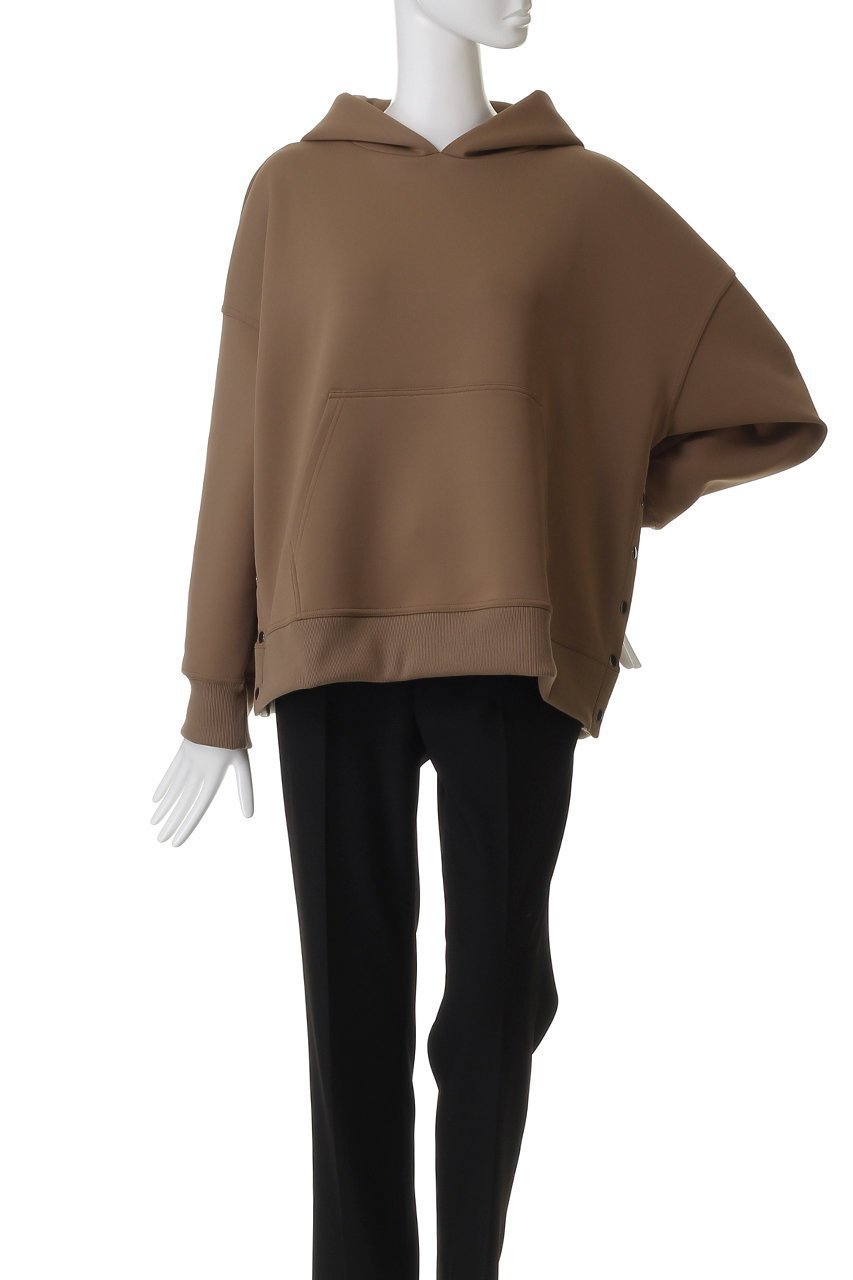 【フローレント/FLORENT】のストレッチ フーディー 人気、トレンドファッション・服の通販 founy(ファニー) 　ファッション　Fashion　レディースファッション　Fashion for Women　トップス・カットソー　Cut & Sew Tops　シャツ・ブラウス・オフィスカジュアル　Elegant Blouses & Button-Ups　レディースパーカー・カジュアルフーディー　Casual Hoodies & Sweatshirts　ロングTシャツ・Tシャツ　Longline T-Shirts & Tees　スウェット・クルーネックトップス　Sweatshirts & Crewnecks / Relaxed Fit Sweat Tops　カットソー・ベーシックTシャツ　Cut-and-Sewn Tops / Stretch Tees & Basics　シンプル　Simple, Minimal　ストレッチ　Stretch, Stretchy Fabric　スリット　Slit, Slit Detail　定番　Standard, Basic Item　軽量　Lightweight, Ultra Light　other-2|ID: prp329100004630021 ipo3291000000035827320