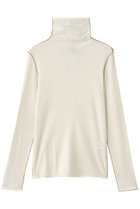 【ベイジ,/BEIGE,】のFORD(フォード)/ウール配色メローハイネックカットソー Ecru|ID:prp329100004630022
