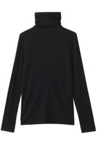 【ベイジ,/BEIGE,】のFORD(フォード)/ウール配色メローハイネックカットソー Black|ID:prp329100004630022