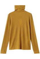 【ベイジ,/BEIGE,】のFORD(フォード)/ウール配色メローハイネックカットソー Mustard|ID:prp329100004630022