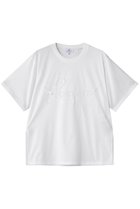 【ランバン オン ブルー/LANVIN en Bleu】のグログランテープロゴ刺しゅうTシャツ オフ|ID:prp329100004630023