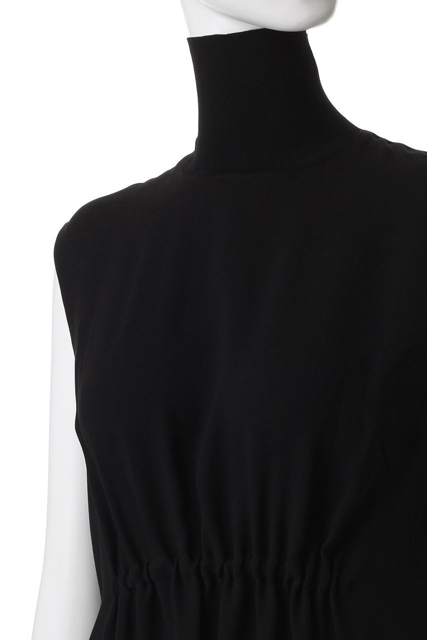 【ベイジ,/BEIGE,】のFLEUR(フルール)/ニットコンビハイネックノースリーブドレス 人気、トレンドファッション・服の通販 founy(ファニー) 　ファッション　Fashion　レディースファッション　Fashion for Women　ワンピース　Dresses　フォーマル・パーティードレス・結婚式用ドレス　Elegant & Casual Dresses　チュニック　Tunic Tops & Dresses　とろみ　Fluid, Flowy Fabric　アクセサリー　Fashion Accessories　ギャザー　Gathered, Ruffled　サンダル　Sandals, Summer Shoes　ストレッチ　Stretch, Stretchy Fabric　チュニック　Tunic, Long Top　ドレス　Dress, One-Piece　ノースリーブ　Sleeveless, No-Sleeve　ロング　Long, Long-Length　エレガント 上品　Elegant　人気　Popular, Best Seller　other-5|ID: prp329100004630026 ipo3291000000035496385