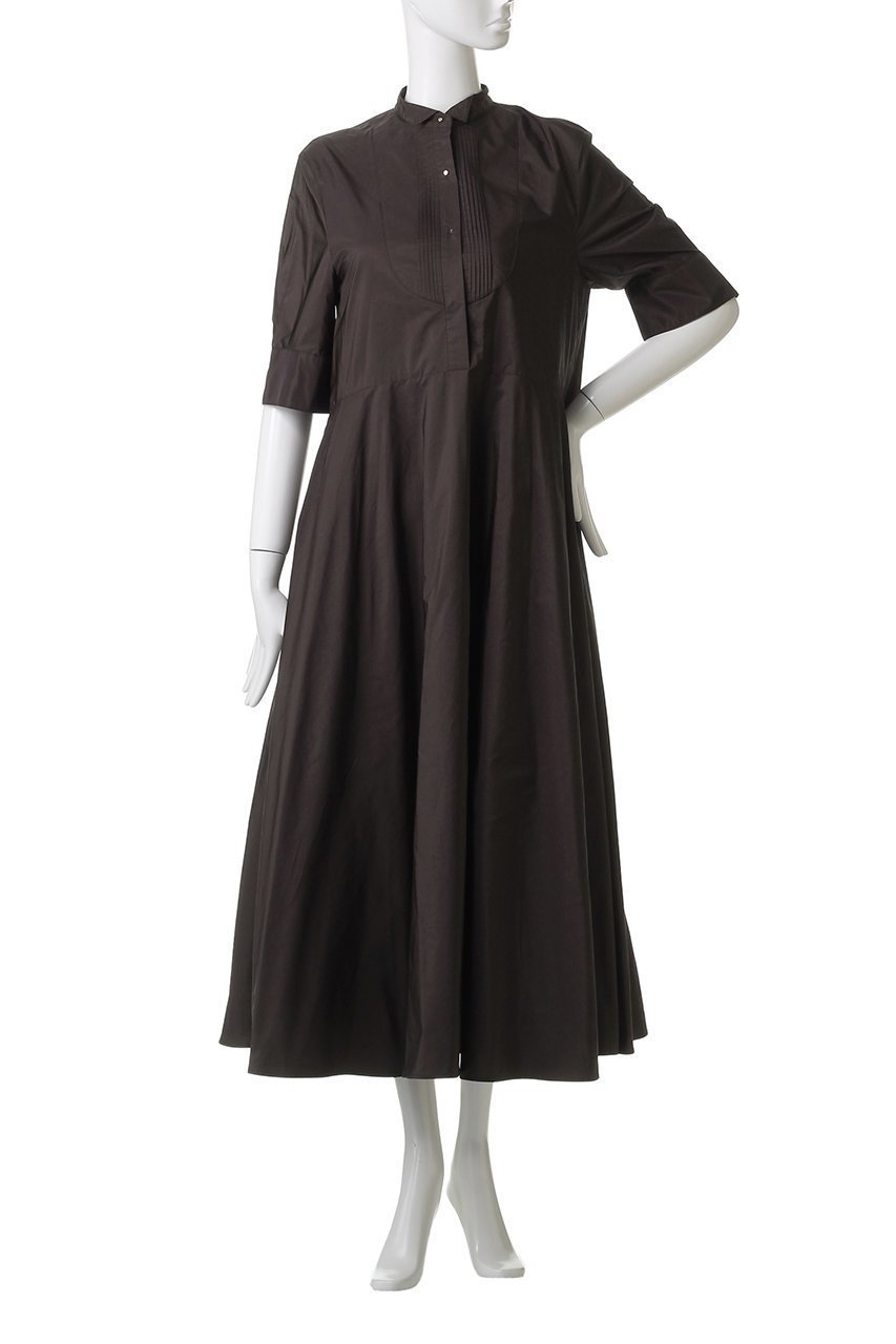 【エブール/ebure】の【8/8 0:00販売開始】マイクロタフタ ハーフスリーブワンピース 人気、トレンドファッション・服の通販 founy(ファニー) 　ファッション　Fashion　レディースファッション　Fashion for Women　ワンピース　Dresses　チュニック　Tunic Tops & Dresses　2025年　2025　2025-2026秋冬・A/W　Autumn/Winter 2025–26 AW25–26　アクセサリー　Fashion Accessories　シューズ　Shoes, Footwear　シルク　Silk, 100% Silk　シンプル　Simple, Minimal　タフタ　Taffeta, Structured Fabric　チュニック　Tunic, Long Top　フィット　Fit, Slim Fit　フレア　Flare, Flared　メタル　Metal, Metal Parts　A/W・秋冬　Autumn/Winter　other-2|ID: prp329100004630029 ipo3291000000033298487