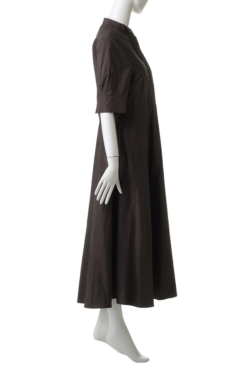 【エブール/ebure】の【8/8 0:00販売開始】マイクロタフタ ハーフスリーブワンピース 人気、トレンドファッション・服の通販 founy(ファニー) 　ファッション　Fashion　レディースファッション　Fashion for Women　ワンピース　Dresses　チュニック　Tunic Tops & Dresses　2025年　2025　2025-2026秋冬・A/W　Autumn/Winter 2025–26 AW25–26　アクセサリー　Fashion Accessories　シューズ　Shoes, Footwear　シルク　Silk, 100% Silk　シンプル　Simple, Minimal　タフタ　Taffeta, Structured Fabric　チュニック　Tunic, Long Top　フィット　Fit, Slim Fit　フレア　Flare, Flared　メタル　Metal, Metal Parts　A/W・秋冬　Autumn/Winter　other-3|ID: prp329100004630029 ipo3291000000033298488
