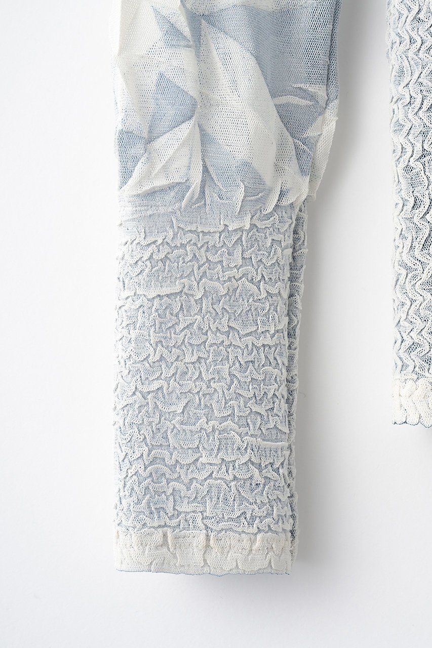 【ミューラル/MURRAL】のCrumpled トップス 人気、トレンドファッション・服の通販 founy(ファニー) 　ファッション　Fashion　レディースファッション　Fashion for Women　トップス・カットソー　Cut & Sew Tops　シャツ・ブラウス・オフィスカジュアル　Elegant Blouses & Button-Ups　ロングTシャツ・Tシャツ　Longline T-Shirts & Tees　カットソー・ベーシックTシャツ　Cut-and-Sewn Tops / Stretch Tees & Basics　2025年　2025　2025-2026秋冬・A/W　Autumn/Winter 2025–26 AW25–26　エレガント 上品　Elegant　コレクション　Collection, Seasonal Line　スリーブ　Sleeve, Long Sleeve / Short Sleeve　プリント　Print, Printed Pattern　プリーツ　Pleats, Pleated　ランダム　Random, Irregular　リラックス　Relax, Relaxed Fit　ロング　Long, Long-Length　A/W・秋冬　Autumn/Winter　other-6|ID: prp329100004630030 ipo3291000000035688001