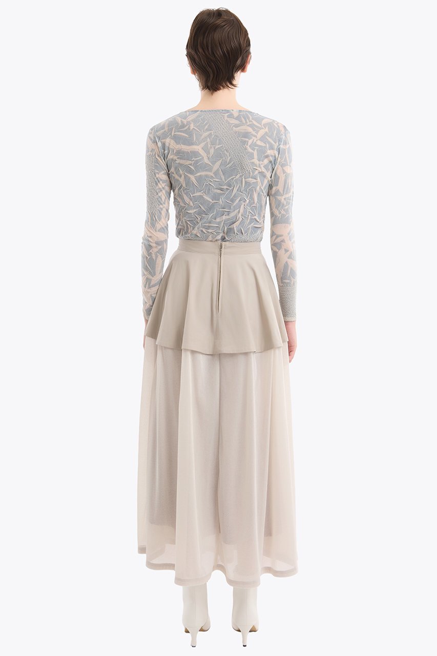 【ミューラル/MURRAL】のCrumpled トップス 人気、トレンドファッション・服の通販 founy(ファニー) 　ファッション　Fashion　レディースファッション　Fashion for Women　トップス・カットソー　Cut & Sew Tops　シャツ・ブラウス・オフィスカジュアル　Elegant Blouses & Button-Ups　ロングTシャツ・Tシャツ　Longline T-Shirts & Tees　カットソー・ベーシックTシャツ　Cut-and-Sewn Tops / Stretch Tees & Basics　2025年　2025　2025-2026秋冬・A/W　Autumn/Winter 2025–26 AW25–26　エレガント 上品　Elegant　コレクション　Collection, Seasonal Line　スリーブ　Sleeve, Long Sleeve / Short Sleeve　プリント　Print, Printed Pattern　プリーツ　Pleats, Pleated　ランダム　Random, Irregular　リラックス　Relax, Relaxed Fit　ロング　Long, Long-Length　A/W・秋冬　Autumn/Winter　other-4|ID: prp329100004630030 ipo3291000000035688006