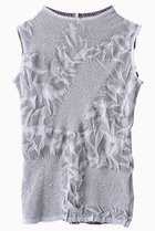 【ミューラル/MURRAL】のCrumpled ノースリーブトップス 人気、トレンドファッション・服の通販 founy(ファニー) ファッション Fashion レディースファッション Fashion for Women トップス・カットソー Cut & Sew Tops キャミソール&ノースリーブ Camisoles & Sleeveless Tops シャツ・ブラウス・オフィスカジュアル Elegant Blouses & Button-Ups ロングTシャツ・Tシャツ Longline T-Shirts & Tees カットソー・ベーシックTシャツ Cut-and-Sewn Tops / Stretch Tees & Basics 2025年 2025 2025-2026秋冬・A/W Autumn/Winter 2025–26 AW25–26 エレガント 上品 Elegant コレクション Collection, Seasonal Line ショート Short, Short Length スリーブ Sleeve, Long Sleeve / Short Sleeve ノースリーブ Sleeveless, No-Sleeve プリント Print, Printed Pattern プリーツ Pleats, Pleated ランダム Random, Irregular A/W・秋冬 Autumn/Winter thumbnail グレー|ID: prp329100004630032 ipo3291000000033298509
